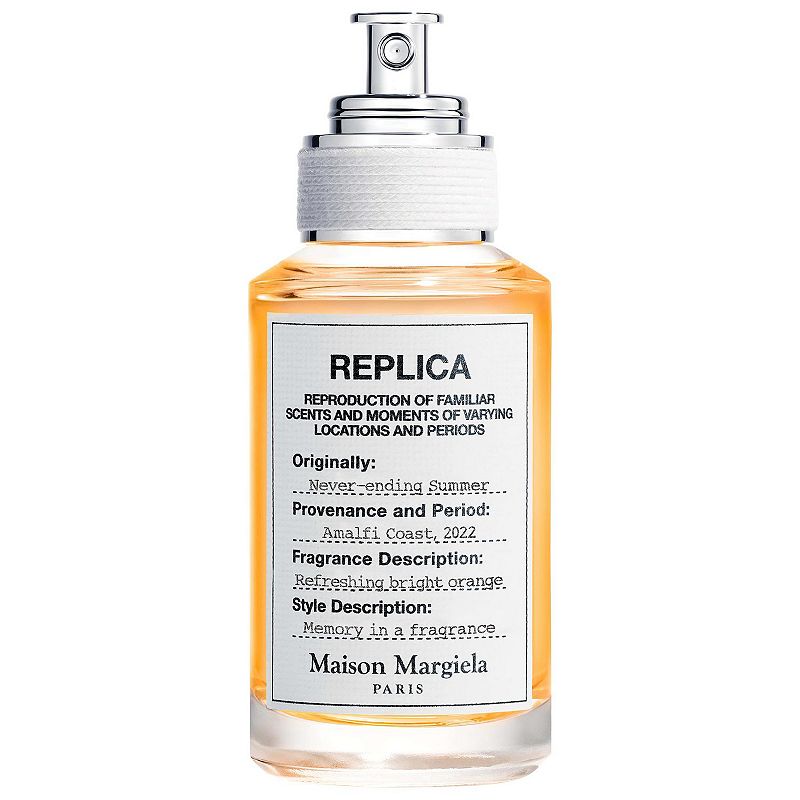 Maison Margiela 'REPLICA' Never-ending Summer Eau de Toilette with Orange and Spritz Accord, Size: 1 FL Oz, Nevrendsum