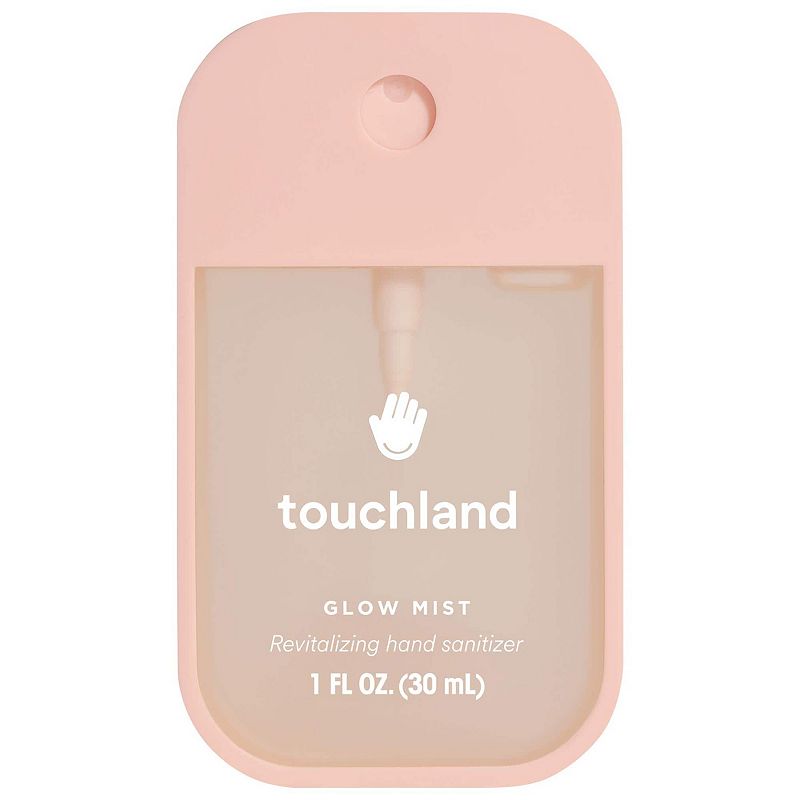 Touchland Glow Mist Rejuvenating Hand Sanitizer Spray  Rosewater scented  500-Sprays each  1FL OZ