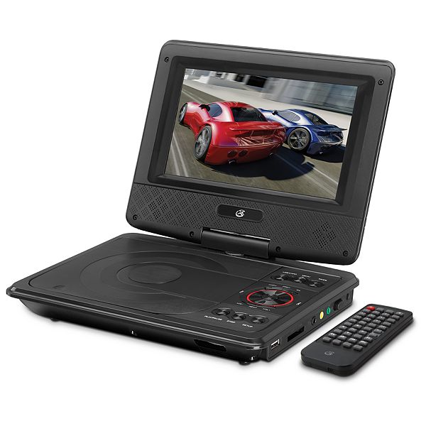 GPX 7-in. Portable DVD Player with Swivel Screen