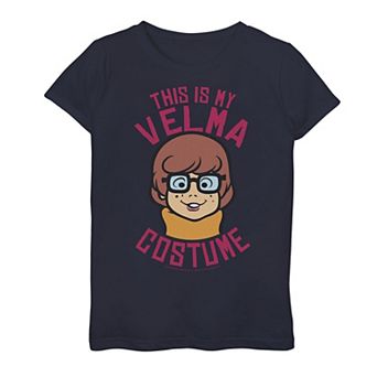 Girls 7-16 Scooby-Doo "This Is My Velma Costume" Halloween Graphic Tee