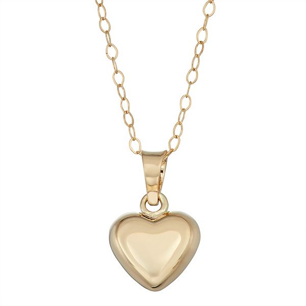 Freekiss Cute Heart Necklaces for Women, 14K Gold Plated Simple Double Open Heart Pendant Girls Necklace Small Gold Heart Choker Necklaces for Women