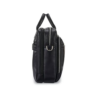 Samsonite Toploader Leather Messenger Bag