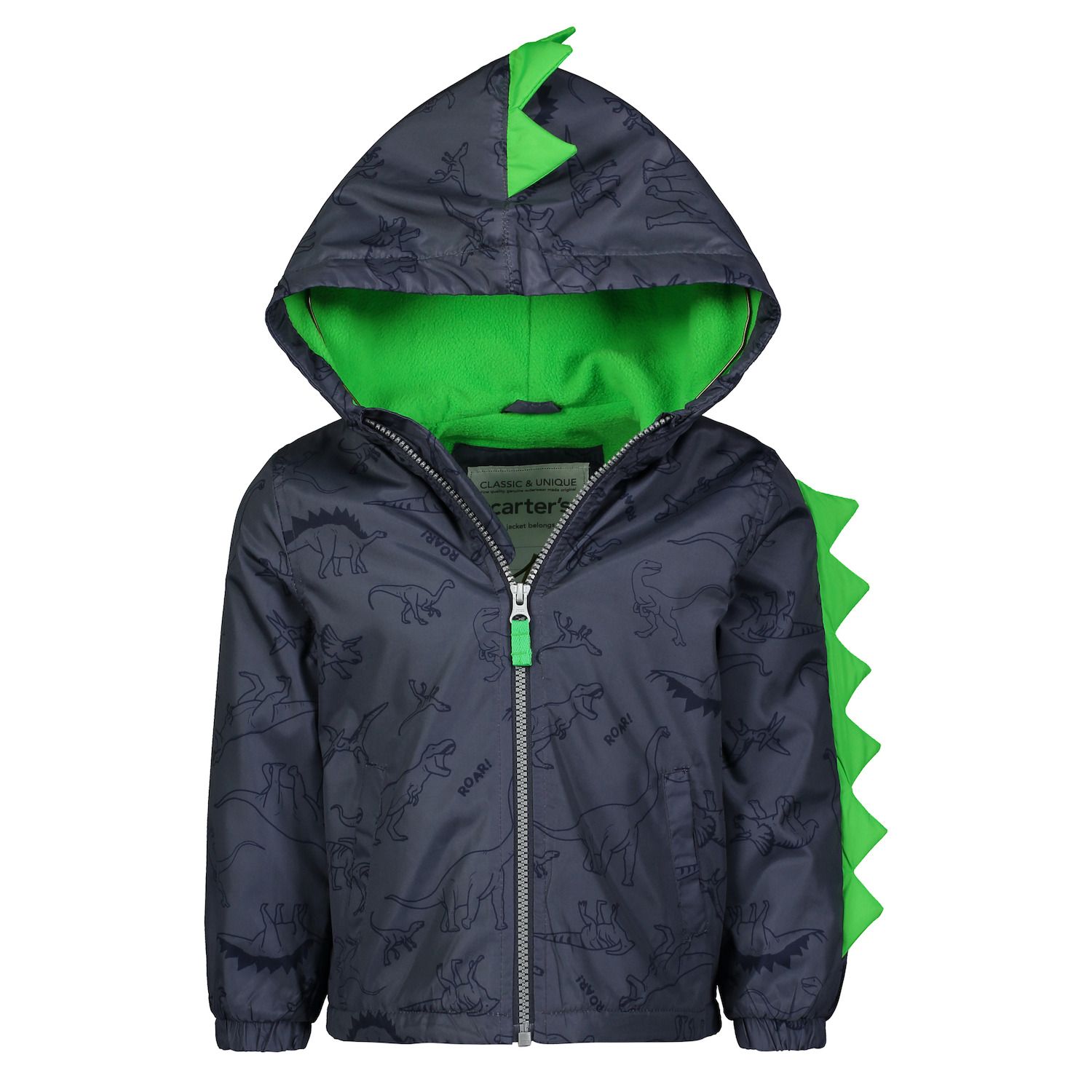 carters dinosaur coat