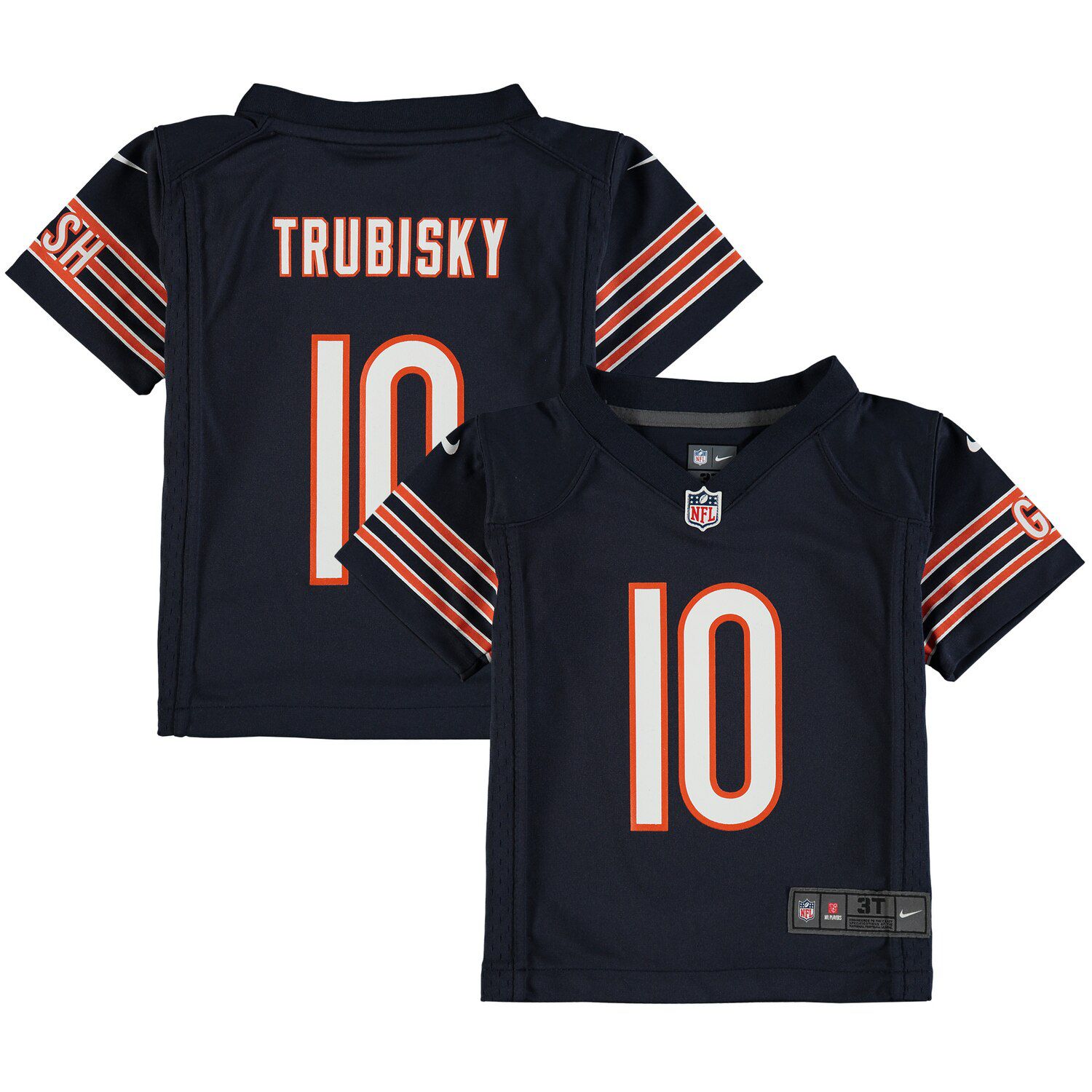 white mitch trubisky jersey