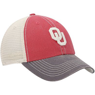 Oklahoma Sooners Top of the World Offroad Trucker Adjustable Hat - Crimson