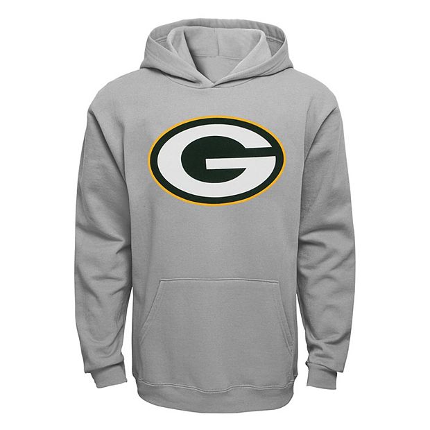 Outerstuff Youth Green Bay Packers Team Logo Pullover Hoodie Size: Large