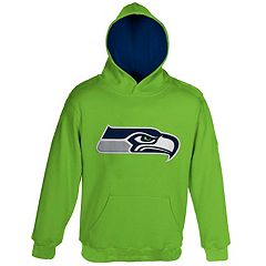 NFL Team Apparel Youth Seattle Seahawks Dynamic Duo Grey Pullover Hoodie