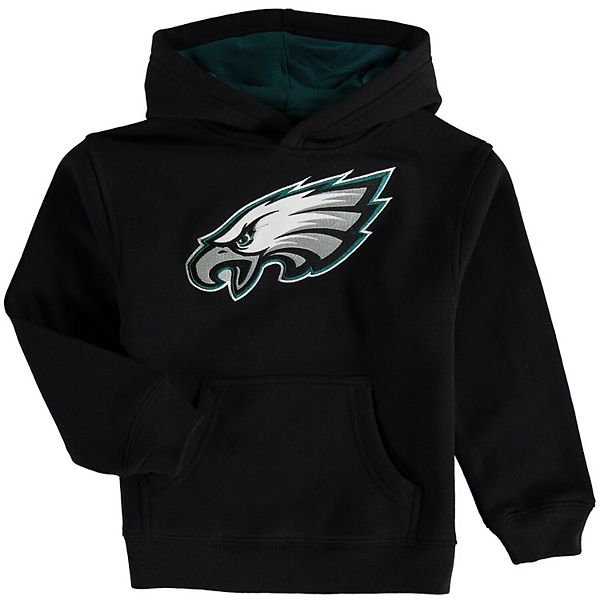 Youth Black Philadelphia Eagles Fan Gear Prime Pullover Hoodie