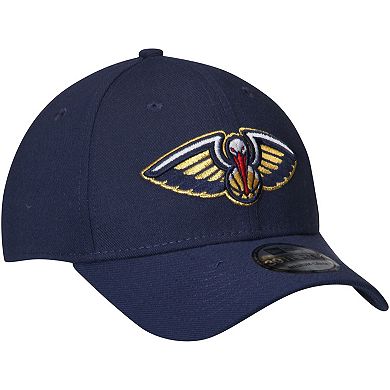 Men's New Era Navy New Orleans Pelicans Team Classic 39THIRTY Flex Hat