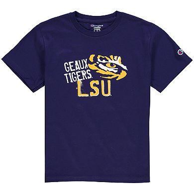 Youth Champion Purple LSU Tigers Team Chant T-Shirt