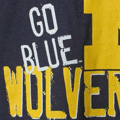 Youth Champion Navy Michigan Wolverines Team Chant T-Shirt