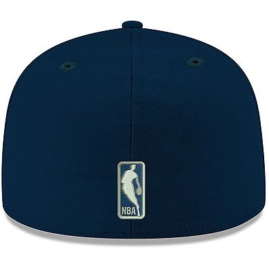 Men's New Era Navy Minnesota Timberwolves Official Team Color 2Tone 59FIFTY Fitted Hat