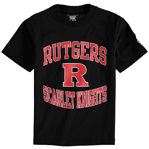 black rutgers shirt