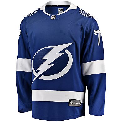 Men's Fanatics Branded Victor Hedman Blue Tampa Bay Lightning Home Premier Breakaway Player Jersey