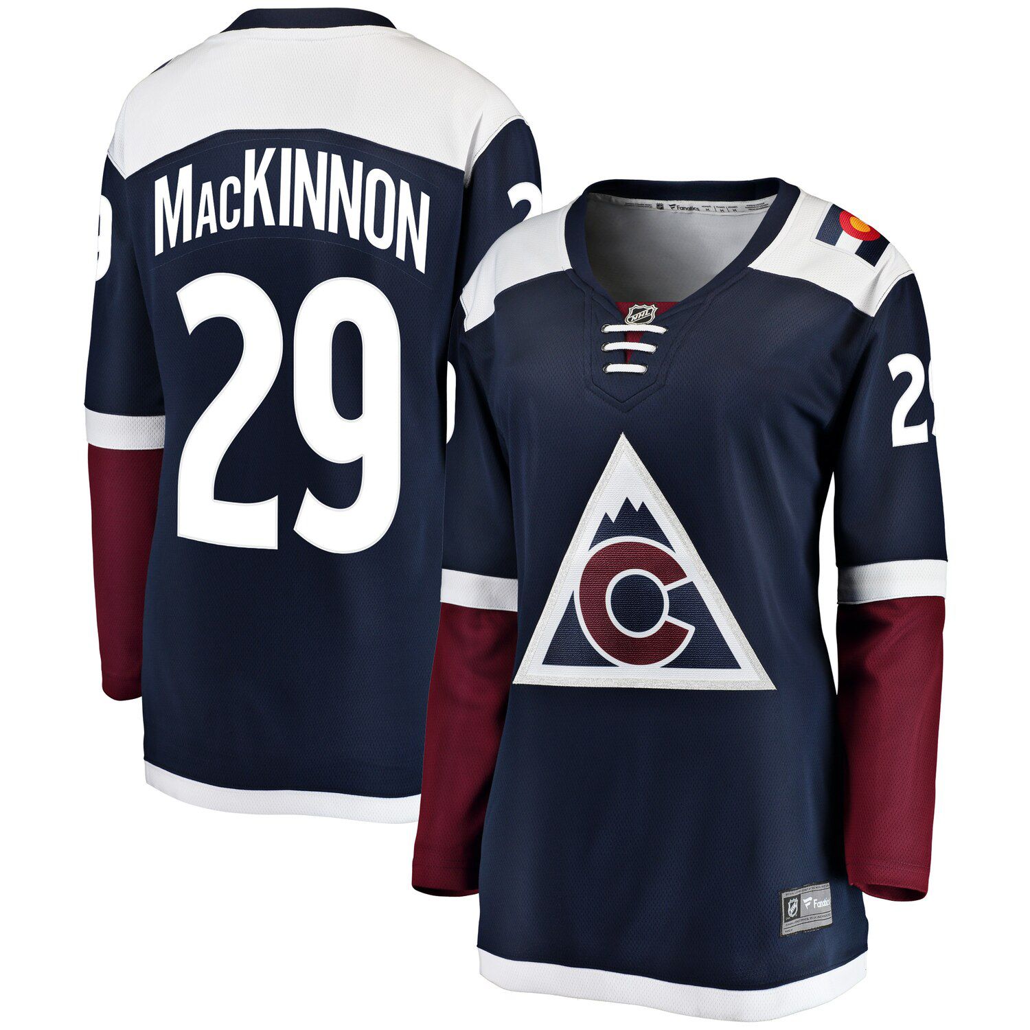 Women's Fanatics Branded Cale Makar Burgundy Colorado Avalanche Home 2022 Stanley Cup Champions Breakaway Player Jersey Size: 3XL