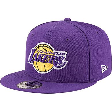 Men's New Era Purple Los Angeles Lakers Official Team Color 9FIFTY Snapback Hat