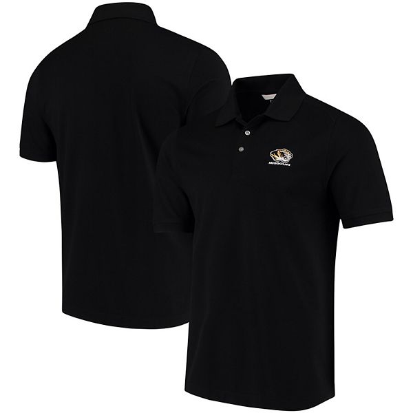 Men's Cutter & Buck Black Missouri Tigers Collegiate Advantage DryTec Polo
