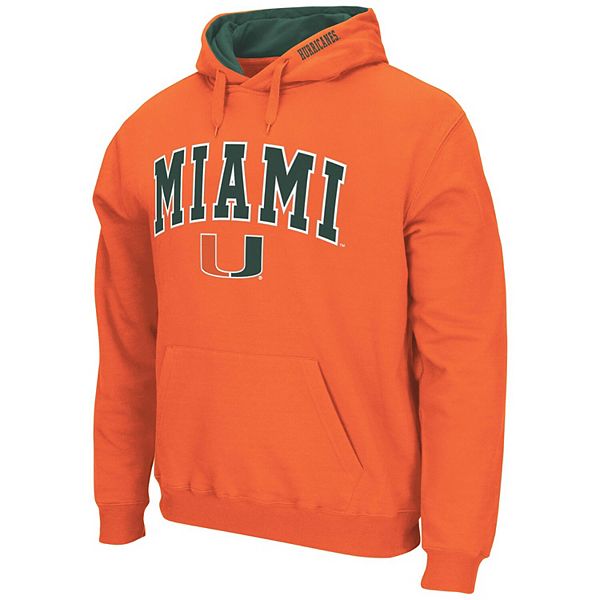 Men's Orange Miami Hurricanes Big & Tall Arch & Logo Tackle Twill ...