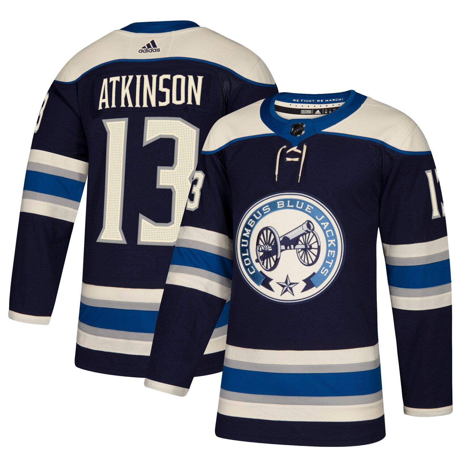 blue jackets jersey adidas