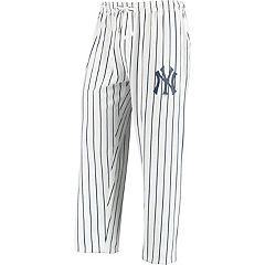 Men's New York Yankees Concepts Sport White/Navy Big & Tall Pinstripe Sleep  Pants