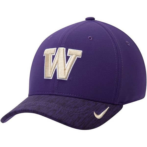 adidas Men's Washington Huskies Purple Performance Structured Adjustable Hat