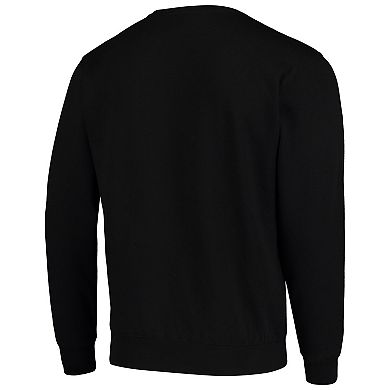 Men's Colosseum Black Air Force Falcons Arch & Logo Sweatshirt
