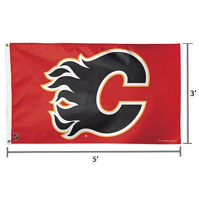 WinCraft Calgary Flames Deluxe 3' x 5' One-Sided Flag