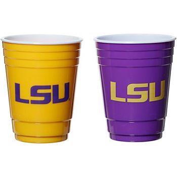 32 oz LSU Tigers Souvenir Plastic Cup Set Set of 4 