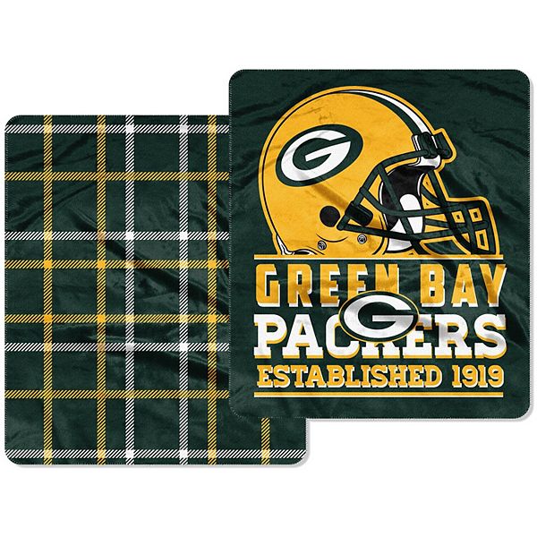 The Northwest Green Bay Packers Home Field Cloud 60 X 70 Double Sided Plush Throw Blanket