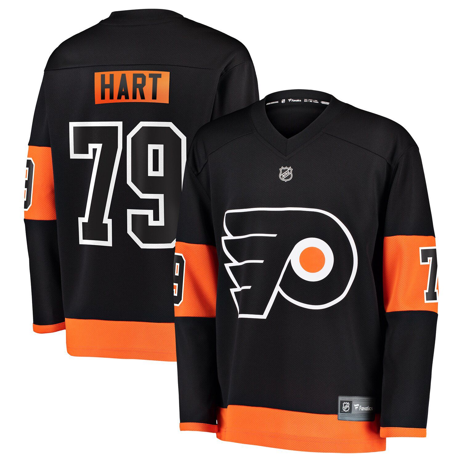 Carter Hart Black Philadelphia Flyers 