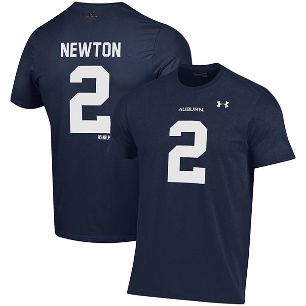 Desprecio docena Embotellamiento Men's Under Armour Cam Newton Navy Auburn Tigers Alumni Football Shirzee  Name & Number Performance T-