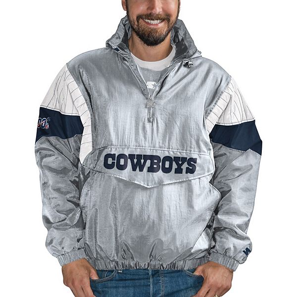 Men's Starter Gray/Navy Dallas Cowboys NFL 100 Thursday Night