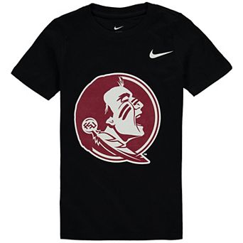 Preschool Nike Black Florida State Seminoles Logo T-Shirt