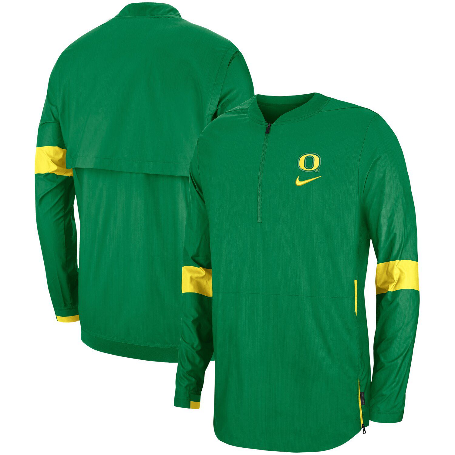 nike green quarter zip