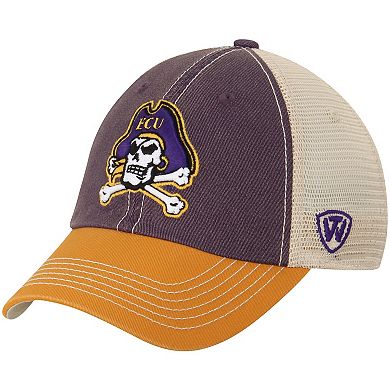 Men's Top of the World Cream/Gold East Carolina Pirates Offroad Trucker Hat