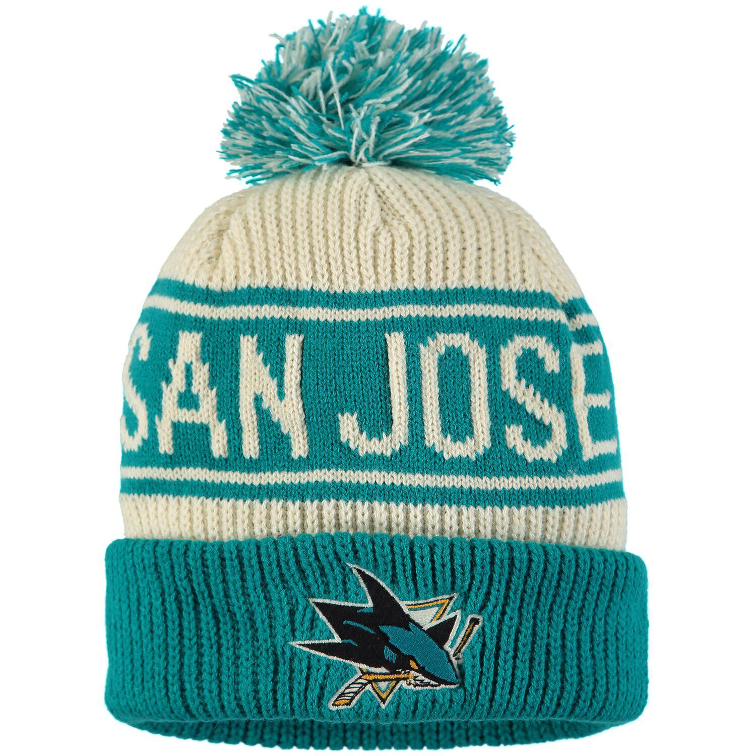 san jose sharks knit hat