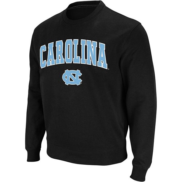 North Carolina Tar Heels Crewneck Sweatshirt Retro Brush S