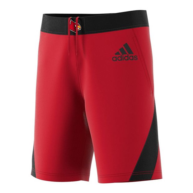 Men's adidas Red Louisville Cardinals Replica Basketball Shorts