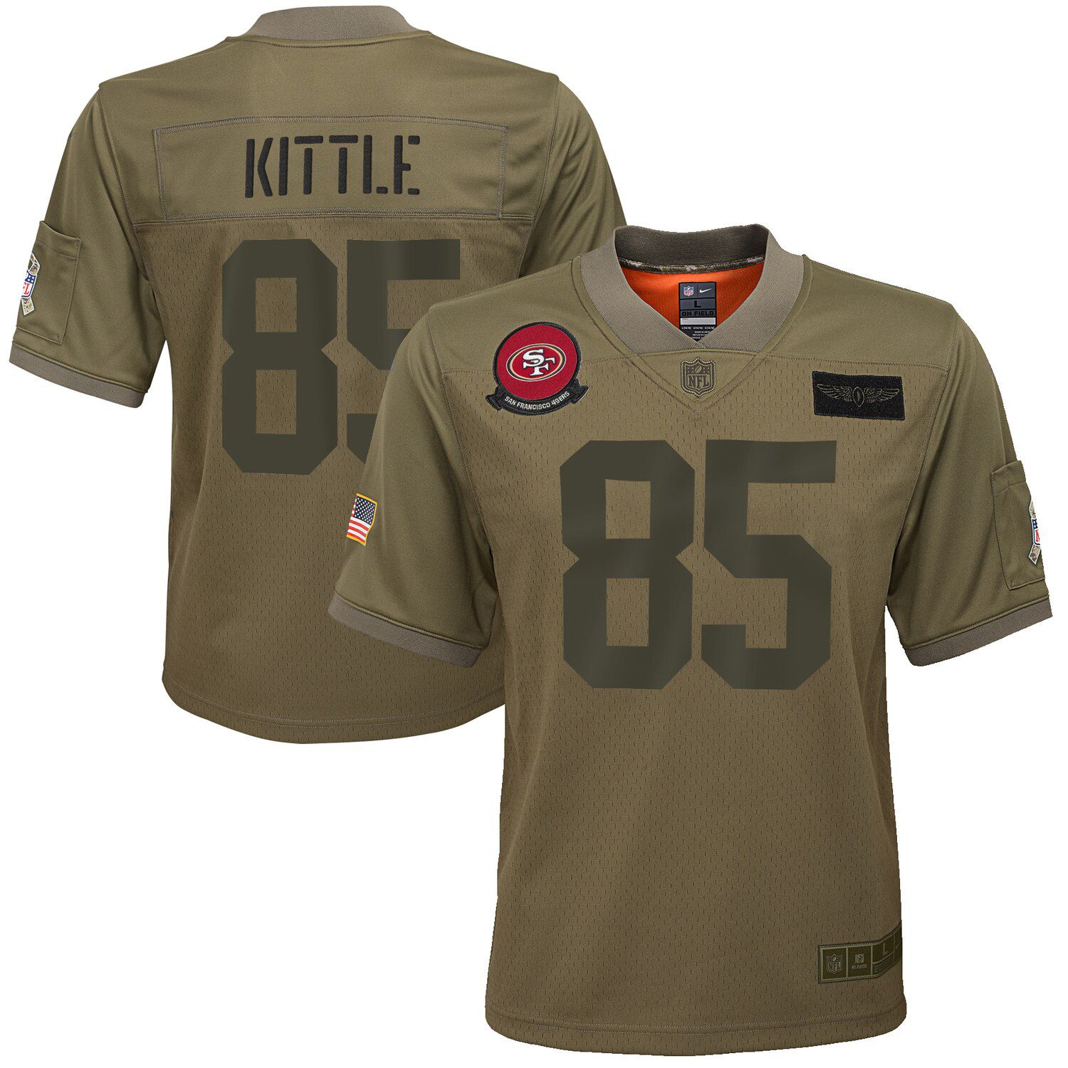george kittle military jersey