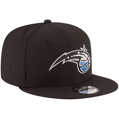 Men's New Era Black Orlando Magic Official Team Color 9FIFTY Snapback Hat