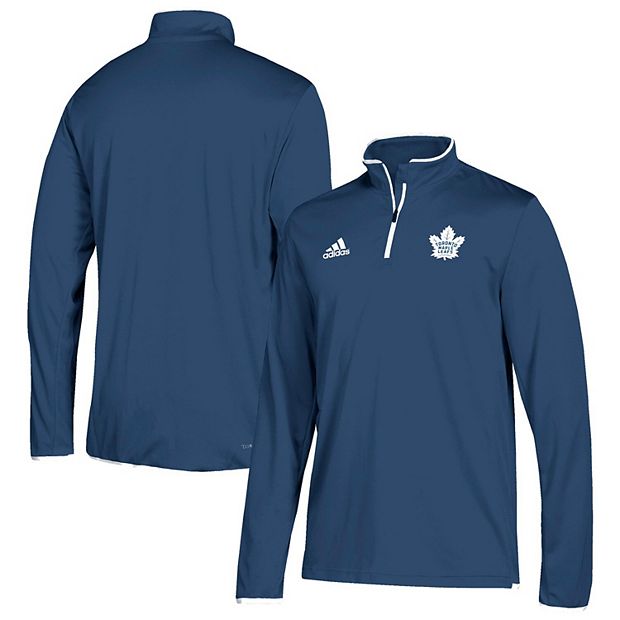 Men's Toronto Maple Leafs adidas Blue Quarter-Zip - Jacket