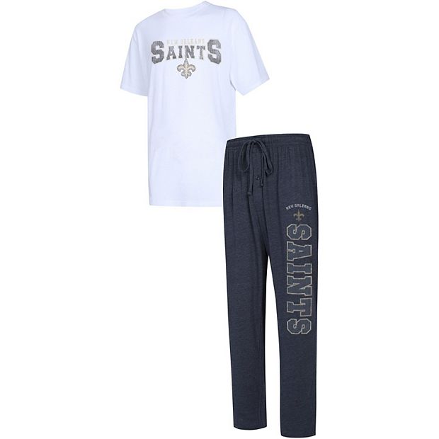 Men's Concepts Sport Charcoal/White New Orleans Saints Big & Tall