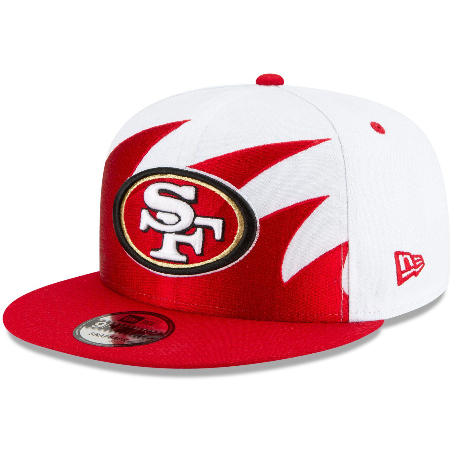 : New Era Men's Black/Scarlet San Francisco 49ers Tailsweep  9FIFTY Snapback Hat : Sports & Outdoors