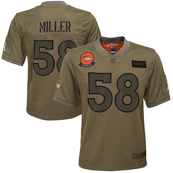 Denver Broncos Von Miller Game Jersey, Men's Fashion, Activewear