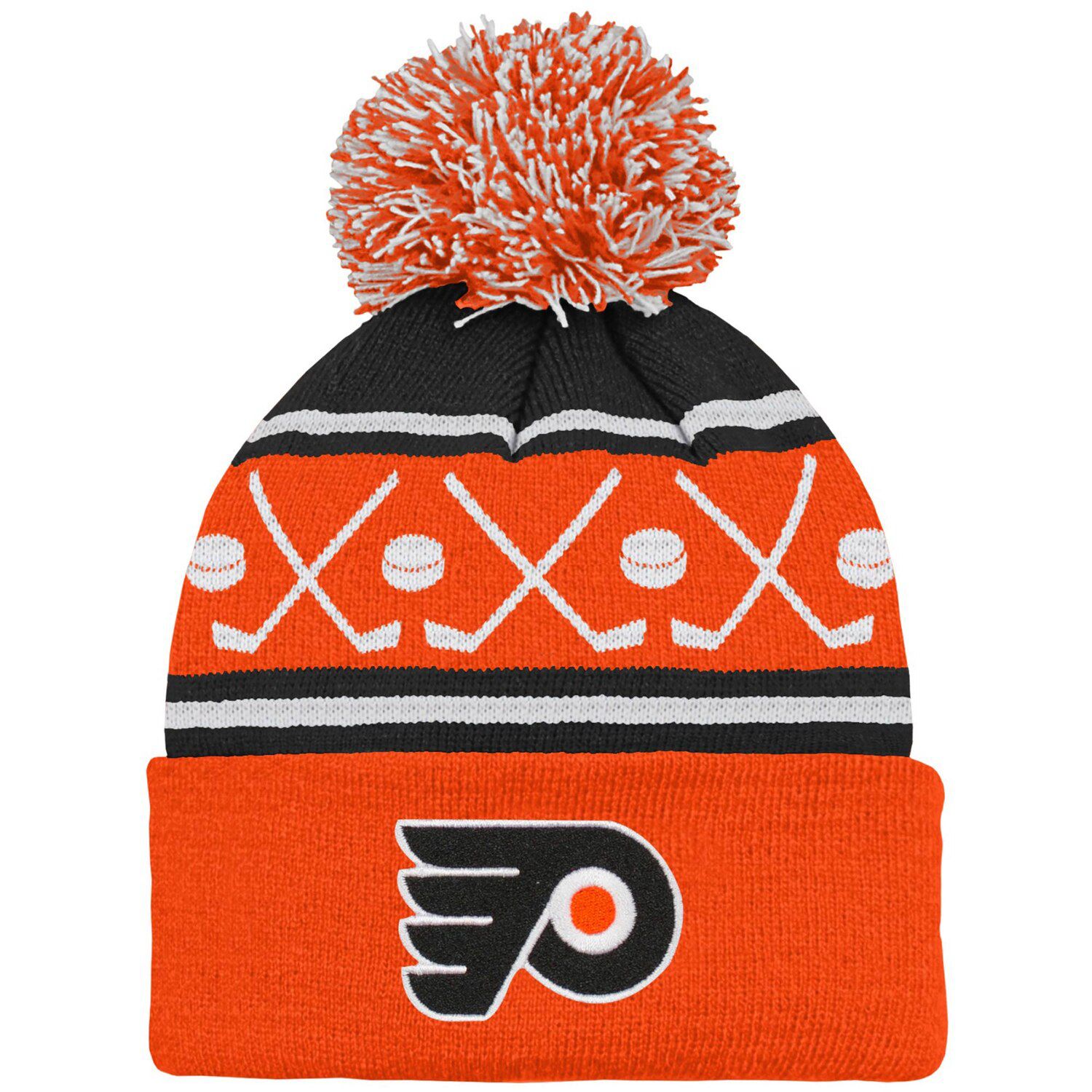 flyers pom pom hat