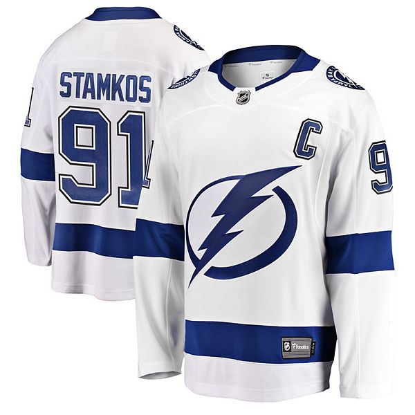 Men's Fanatics Branded Steven Stamkos White Tampa Bay Lightning ...