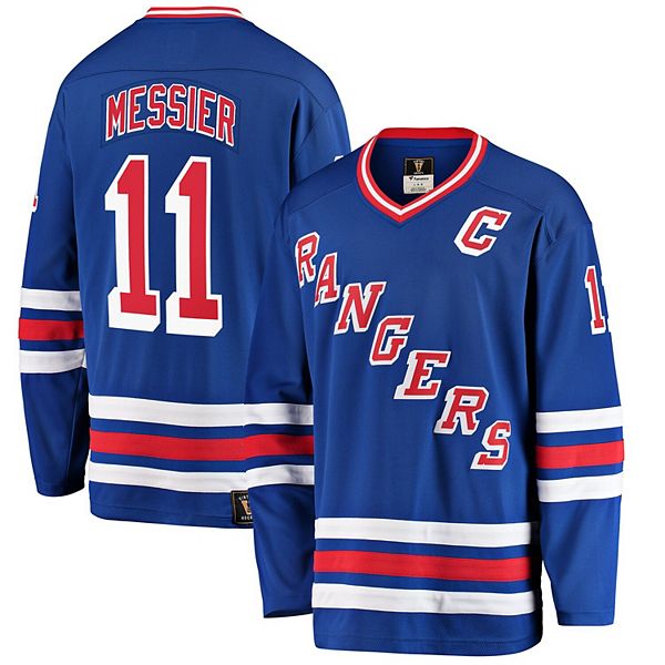 47 Brand Mark Messier Blue New York Rangers Retired Player Name