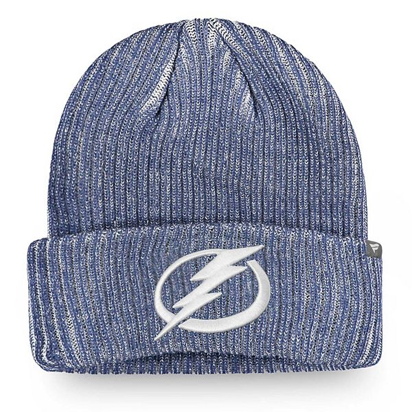 Men's Fanatics Branded Blue Tampa Bay Lightning Authentic Pro Rinkside  Cuffed Knit Hat