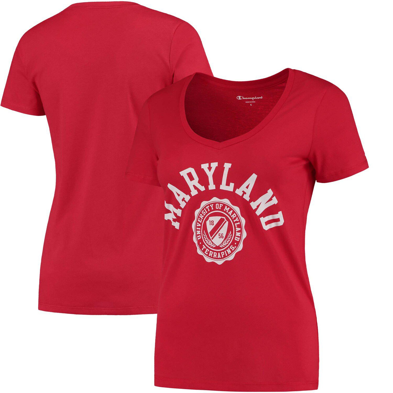 champion t shirt women's red