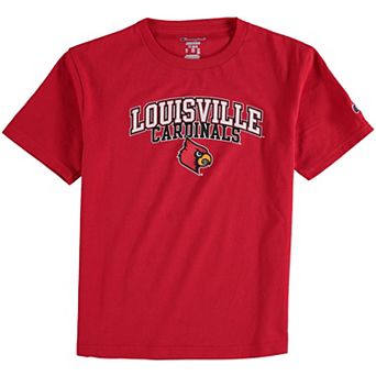 Youth Champion Red Louisville Cardinals Jersey T-Shirt